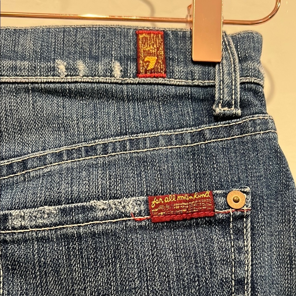 Blue Denim Mini Skirt - Picture 8 of 10